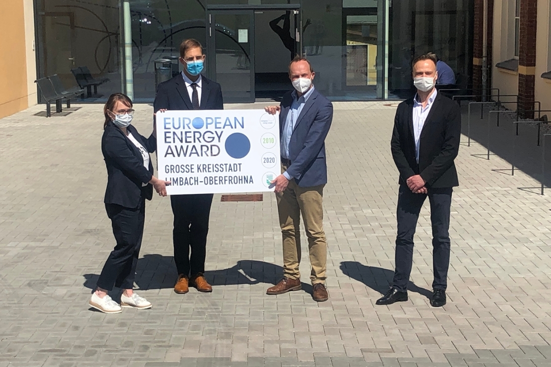 Daniela Roßberg, Klimaschutzmanagerin Limbach-Oberfrohna
Dr. Jesko Vogel, Oberbürgermeister Limbach-Oberfrohna
Wolfram Günther, Sächsischer Staatsminister SMEKUL
Dr. Tilman Werner, Geschäftsführer Sächsische Energieagentur-SAENA GmbH