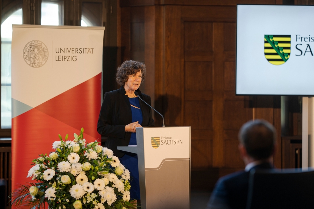 Verleihung der Ehrendoktorwürde der Universität Leipzig an Prof. Dr. Kurt Biedenkopf, Ansprache der Rektorin der Universität Leipzig, Prof. Dr. Beate Schücking