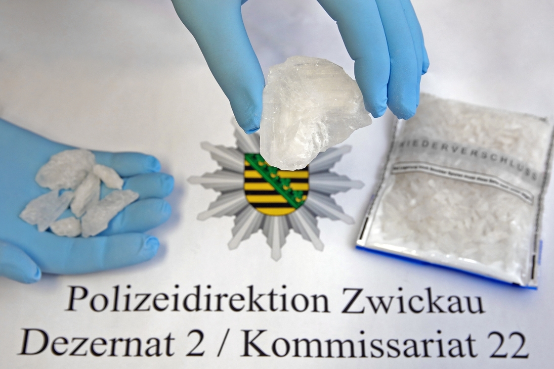 Gefundene Substanz Crystal