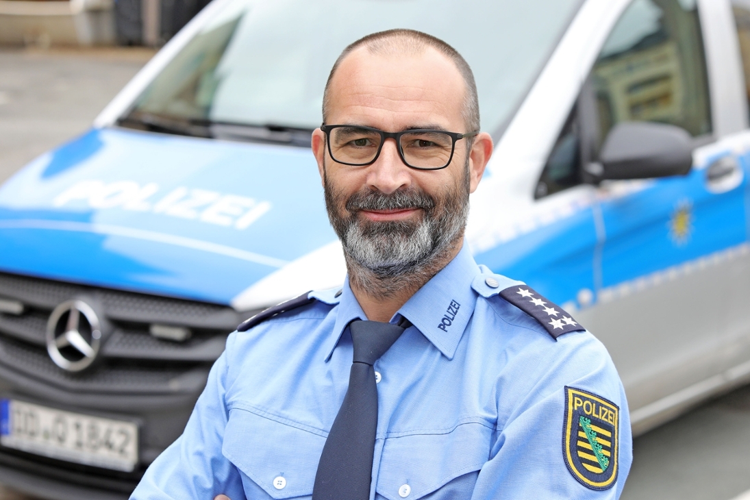 Erster Polizeihauptkommisar Kay Voigt (EPHK) wird neuer Revierleiter in Zwickau
