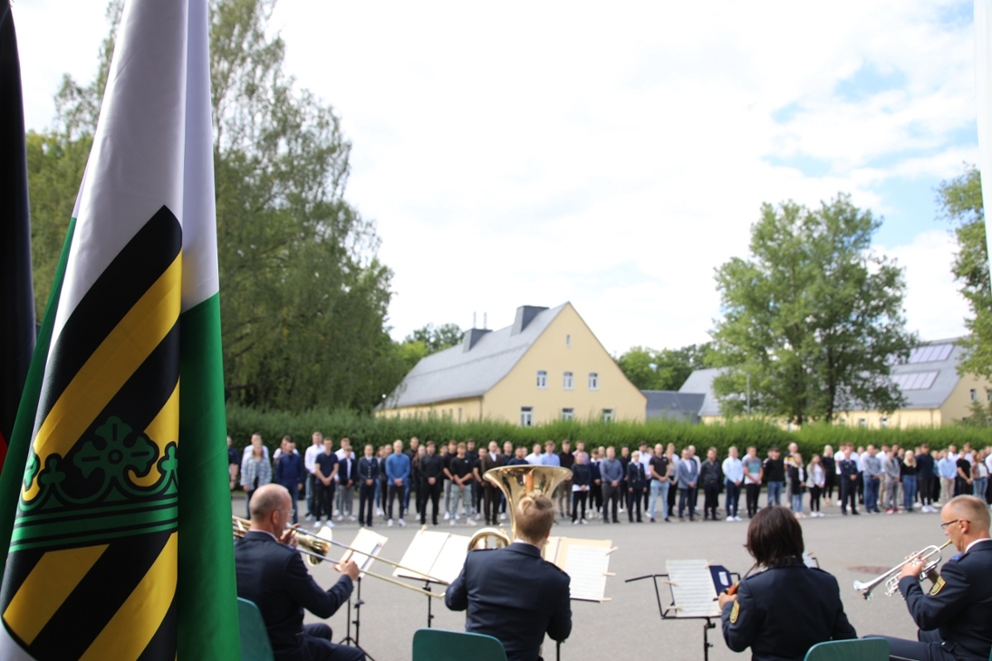 Ernennungsveranstaltung an der Polizeifachschule Chemnitz