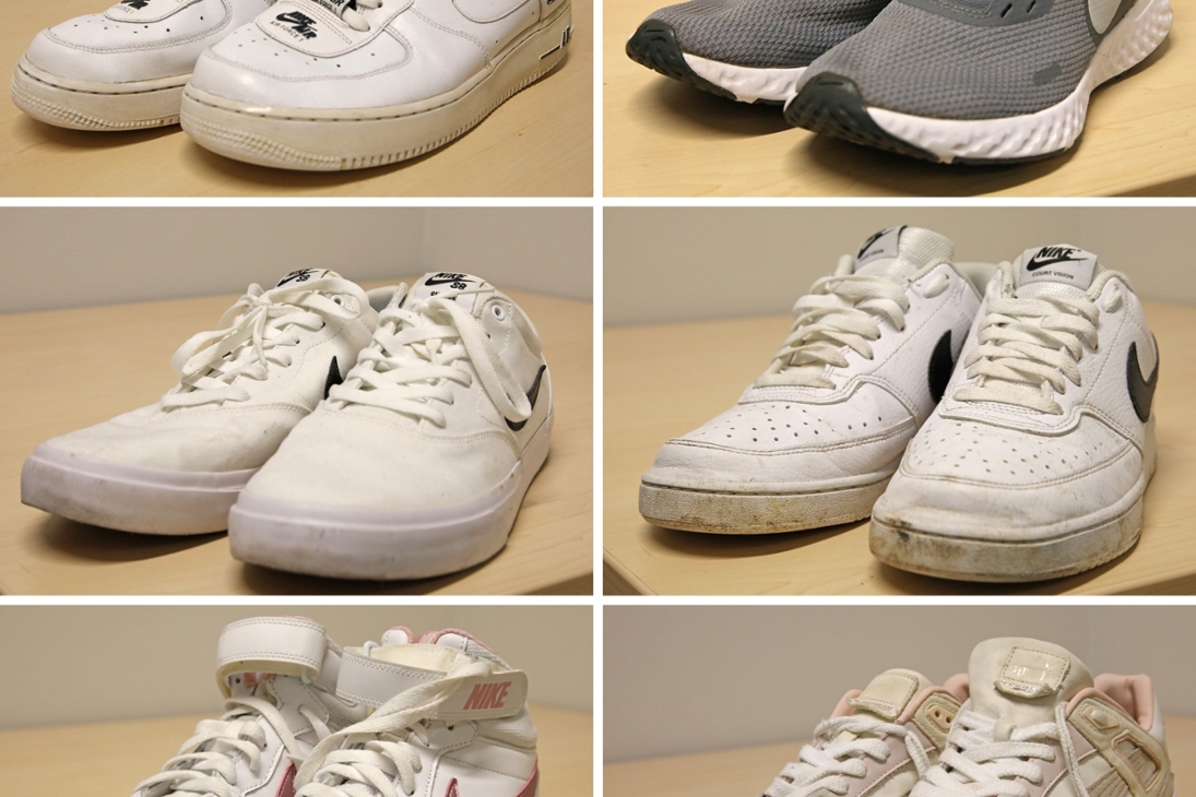 Entwendete Schuhe