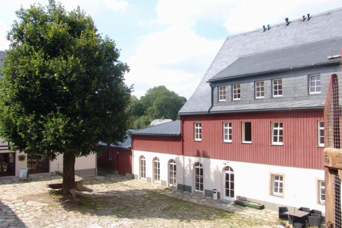 Ausgezeichnete Projektlösung (einer der 1. Preise)
Sanierung und Umbau zum Internationalen Begegnungszentrum im Projekt
&quot;Sächsisch-böhmische Belebung des ländlichen Kulturerbes in Schönbrunn und
Zubrnice&quot; (Erzgebirgskreis)
09429 Wolkenstein OT Schönbrunn, Kirchstraße 34
Bauherr: Förderverein AmbrossGut Schönbrunn e.V.
Planer: denkmalprojekt Architekt Dr. Harald Oßmann, Marienberg