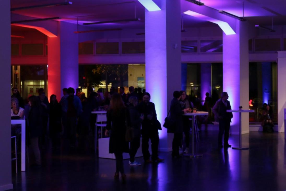 Das Foyer des smac wird zur Lounge.