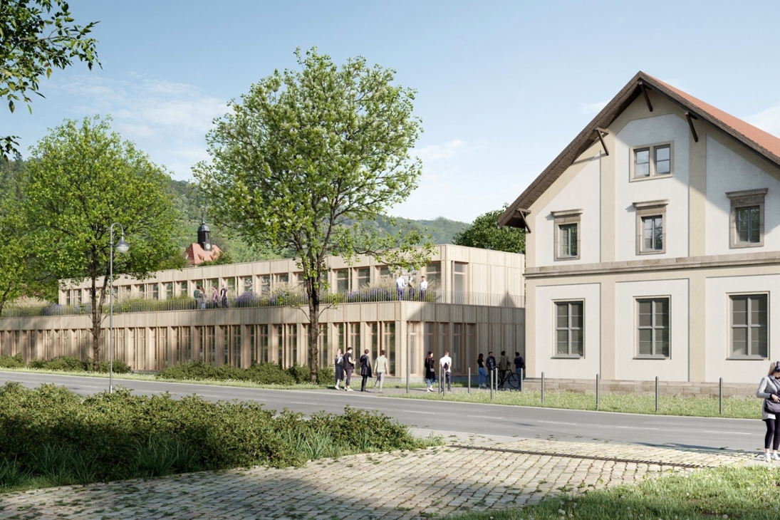 Visualisierung HTW Dresden Seminar- und Laborgebäude in Pillnitz