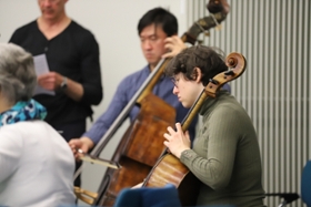 Foto: Sofia Ogas Gonzáles am Violoncello