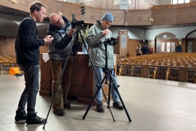 Foto: »Master Professional für Restaurierung im Handwerk«, Fotografieübungen im Praxisobjekt Philippuskirche Leipzig