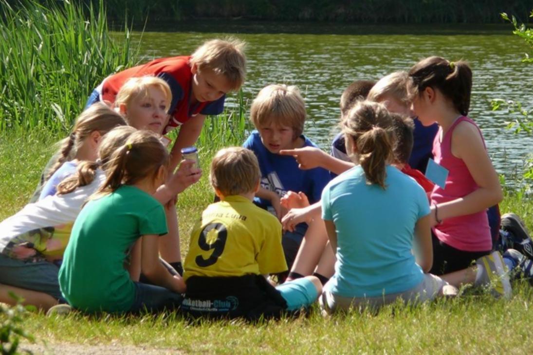 Kinder lassen sich durch unsere waldpädagogische Arbeit für die Natur begeistern