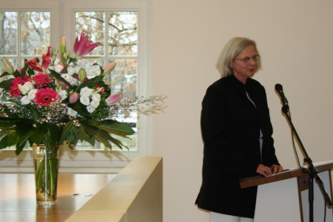 Präsidentin des Sächsischen Finanzgerichts Martina Gerhardt spricht bei ihrer Amtseinführung