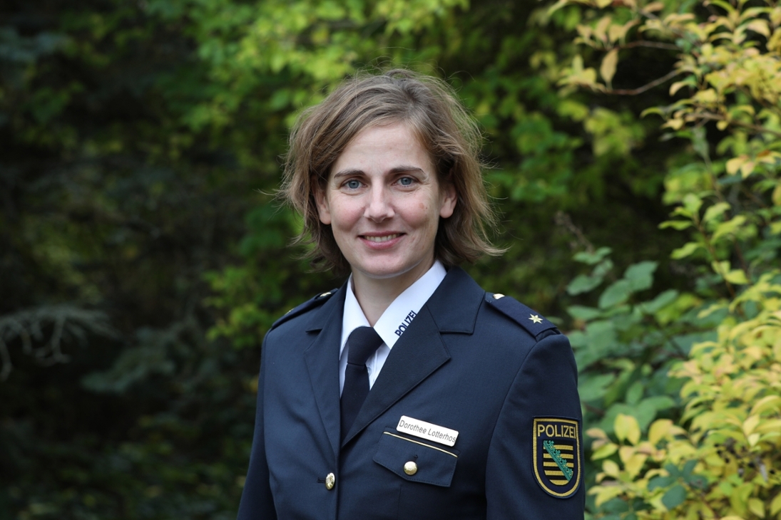 Polizeirätin Dorothee Lotterhos ist die neue Leiterin des Polizeireviers Plauen.