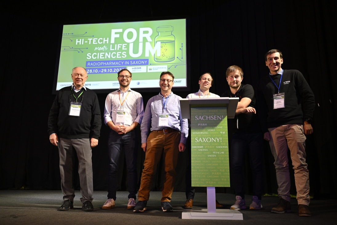 Referenten der Fachvorträge der Session 1 - New Radionuclides im Rahmen des Hi-Tech meets Life Sciences-Forum am 28. Oktober 2025 im Parkhotel in Dresden