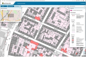 Foto: Sachsen ist eines der ersten Bundesländer, in denen die aktualisierte Software „VertiGIS Land Management“ zum Einsatz kommen wird. Die neue Software ist ein Behördentool für alle relevanten Fachämter, u.a. GeoSN, untere Vermessungsbehörden der Landkreise und Öffentlich bestellte Vermessungsingenieure (ÖbVI). Bürger und andere Anwender finden die Daten des amtlichen Liegenschaftskatasters ALKIS im Geoportal Sachsenatlas als Open Data - kostenlos und rund um die Uhr verfügbar.