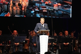 Foto: Landespolizeipräsident Jörg Kubiessa während der Vereidigung