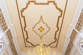 Foto: Barockschloss Rammenau Decke Spiegelsaal
