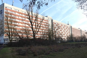 Foto: Sachsens längstes Wohn- und Mietshaus im Leipziger Stadtteil Probstheida, 1966-1968 errichtet, 2026