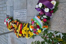 Foto: Gedenken an Opfer und Betroffene der Messerattacke vom 4. Oktober 2020 in Dresden