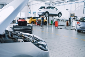 Foto: Aufnahme in einer Autowerkstatt