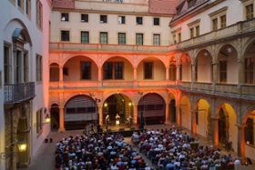 Foto: Konzert des israelischen Trio Tomboys bei den Dresdner Musikfestspielen 2026 im Rahmen von TACHELES.