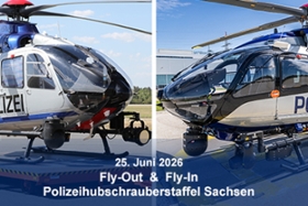 Foto: Fly-In & Fly-Out bei der Polizeihubschrauberstaffel