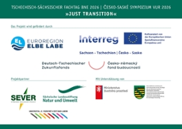 Foto: Übersicht der Förderer, Partner und Unterstützer des Deutsch-Tschechischen Fachtags BNE 2026 mit den jeweiligen Logos
