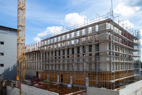 Foto: Rohbau der neuen Bibliothek