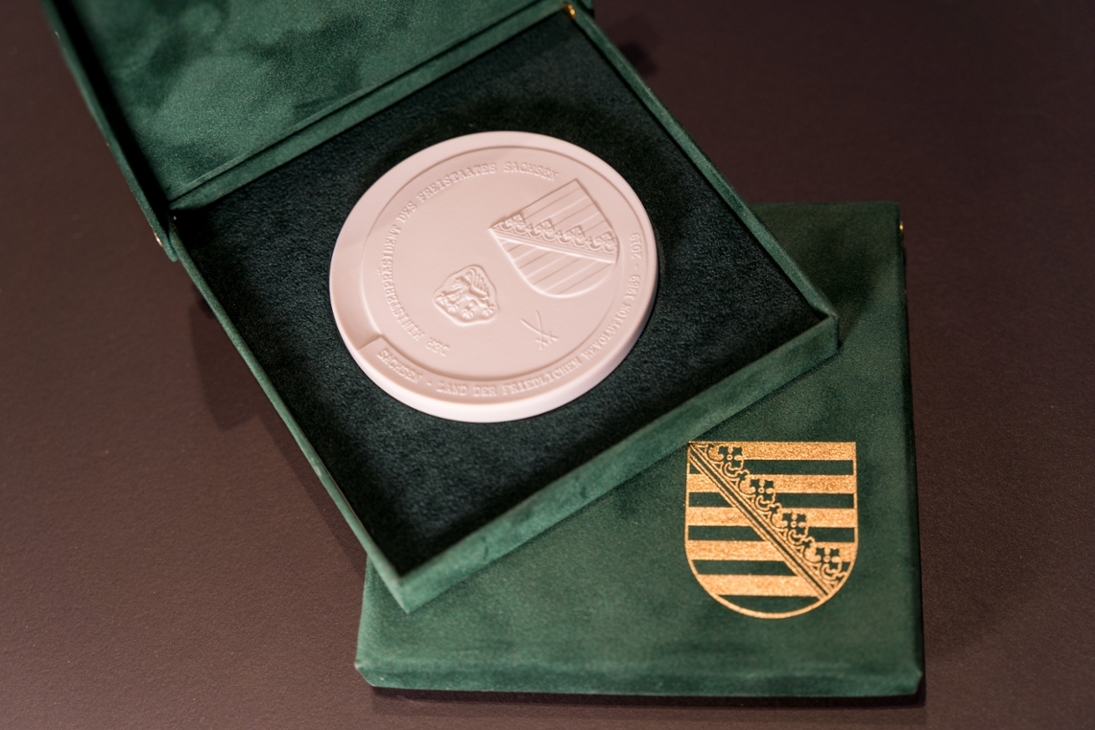 Medaille »Sachsen – Land der Friedlichen Revolution«